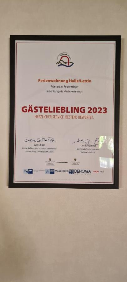 Ferienwohnung Halle/Lettin Halle  Buitenkant foto